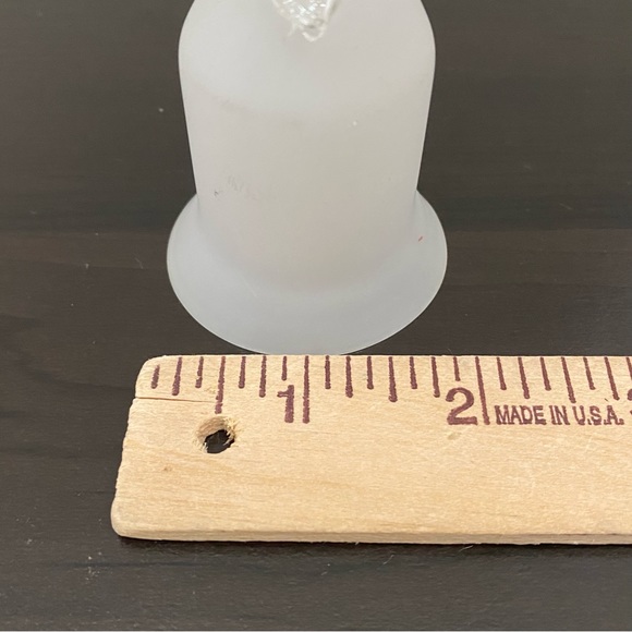 Vintage Spun Glass Angel Bell Christmas Tree Ornament - Picture 9 of 11